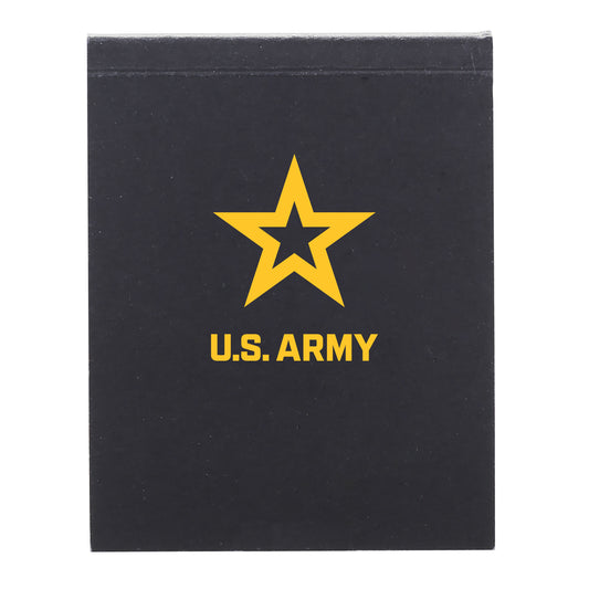 Spiral Notebook Black with Army Logo