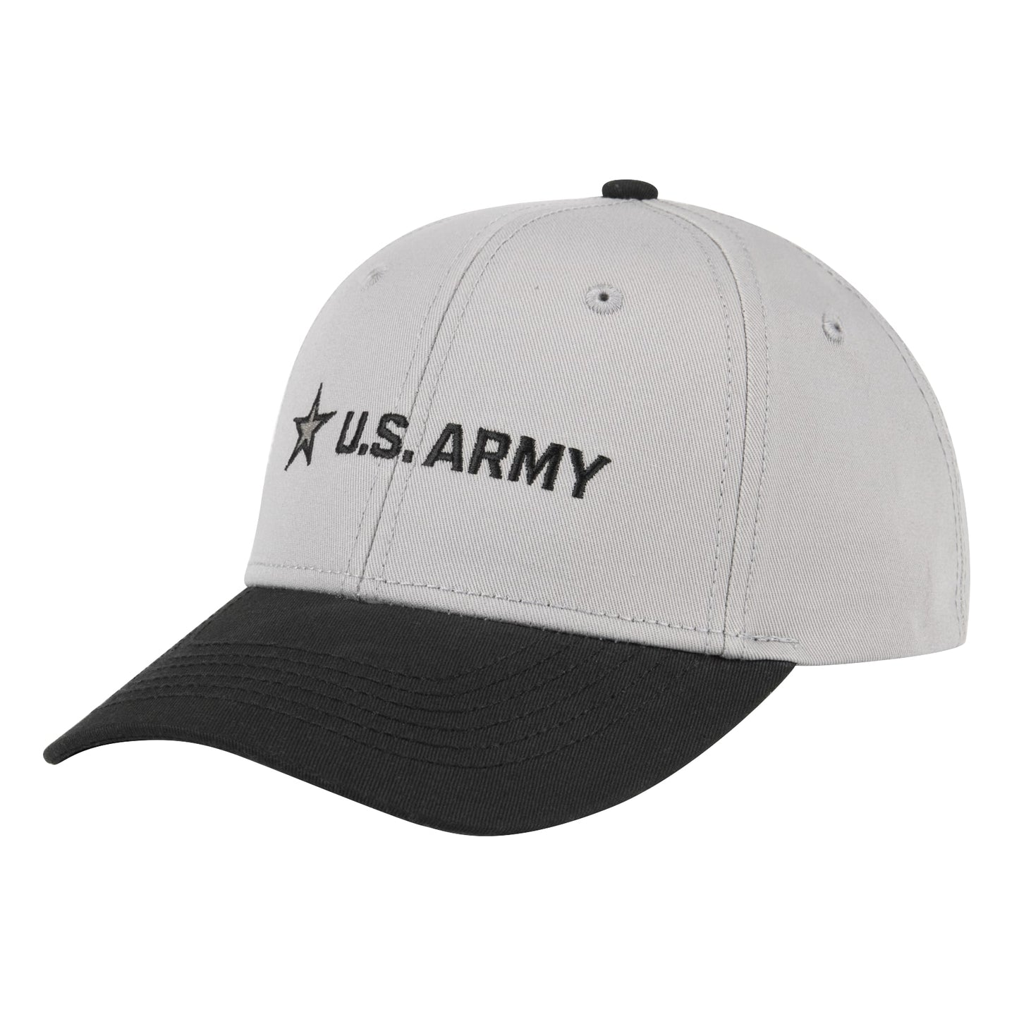 Grey Black Army Logo Cap