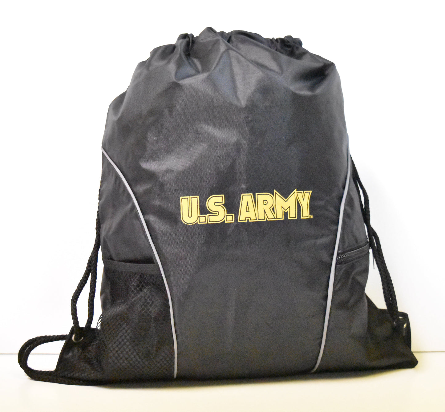 Cinch Pack U.S. Army Black with Drawstring