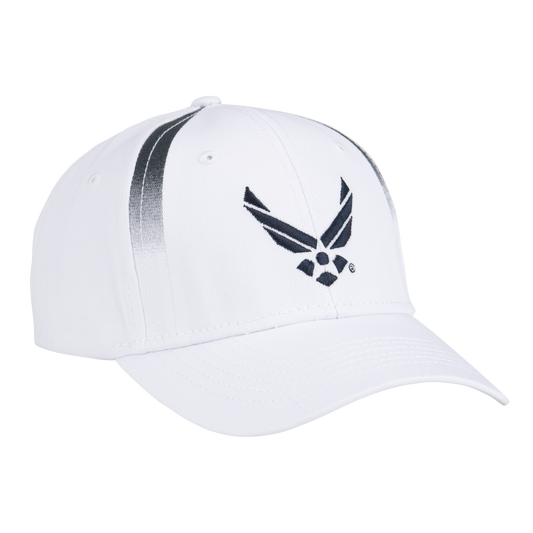 White Air Force Wings Logo Cap