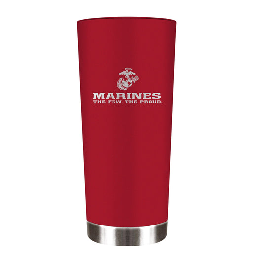 Marine Corps Red Stainless Steel Tumbler