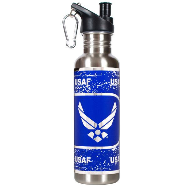 Stainless Steel Water Bottle Air Force Blue
