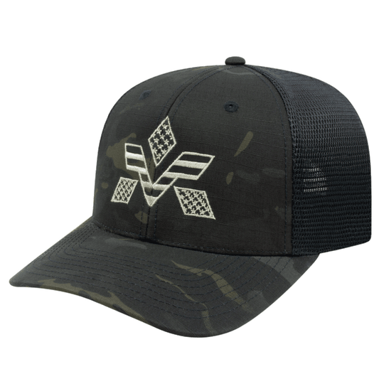 Veterans Apparel Premium Flex fit Snapback Trucker Mesh Cap