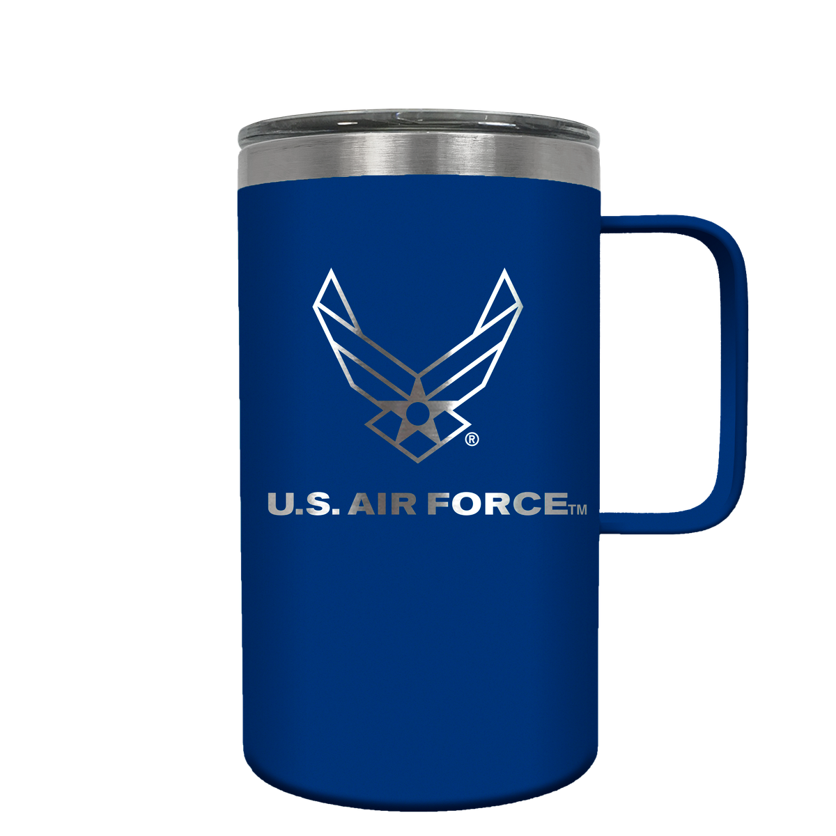 Hustle Coffee Mug Air Force Navy Blue